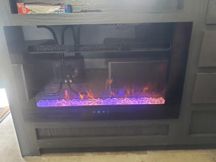 Orange, blue, purple, you pick. Use for heat or turn the flame on only for ambiance.. Aspen Trail LE 2021
