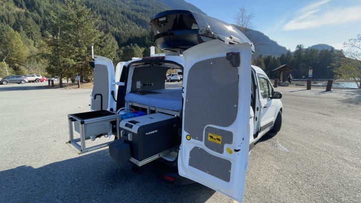 Rear - Open Doors. Ford Transit Connect XLT 2020