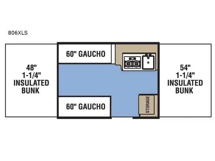 floorplan. Coachmen Clipper 2024