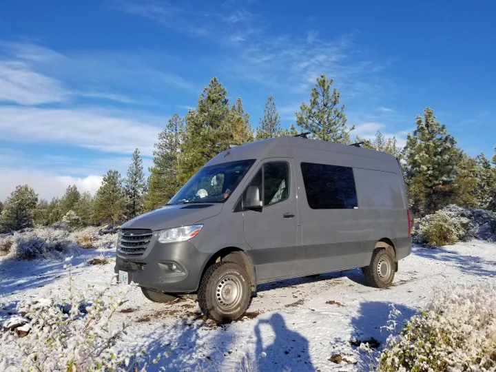 We provide a outdoor table, cook stove, and chairs for your trip! . Mercedes-Benz Sprinter 2019