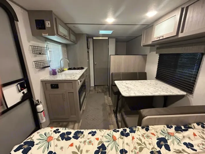 Kitchen has a fridge, microwave, coffee pot, and stove ready for use. All utensils provided.. Coleman Lantern LT 17B 2023