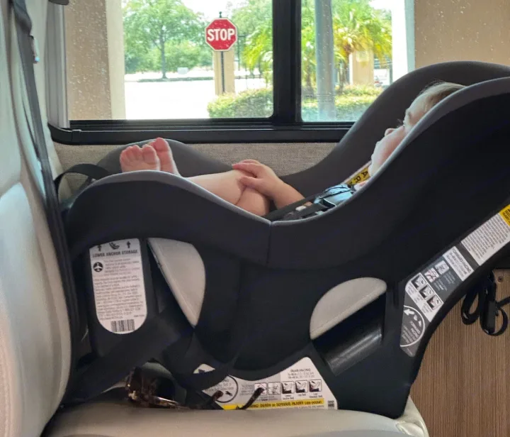 Car seat compliant. Roadtrek PIVOT SLUMBER 2024