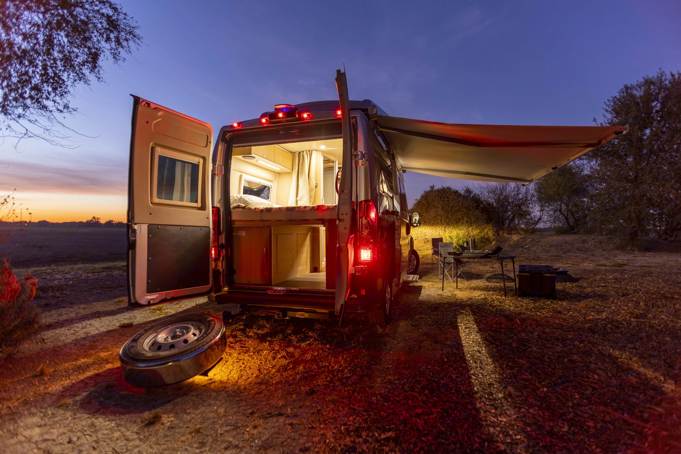 Sliding and rear doors include built in screens ( not pictured) so that you can have a magnificent view and keep the bugs out! . Hymer Other 2019