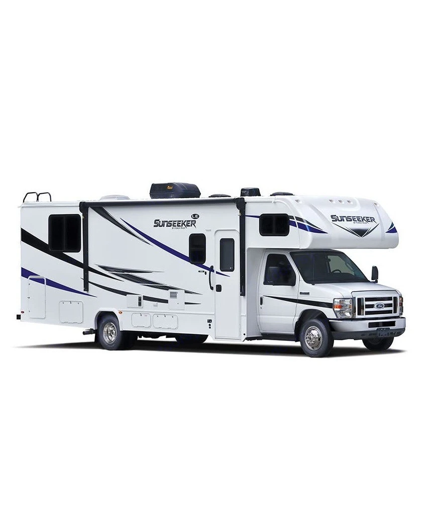 Automatic awning, auto leveling jacks, gas hook up for grilling, bluetooth speakers.. Forest River Sunseeker LE 2018