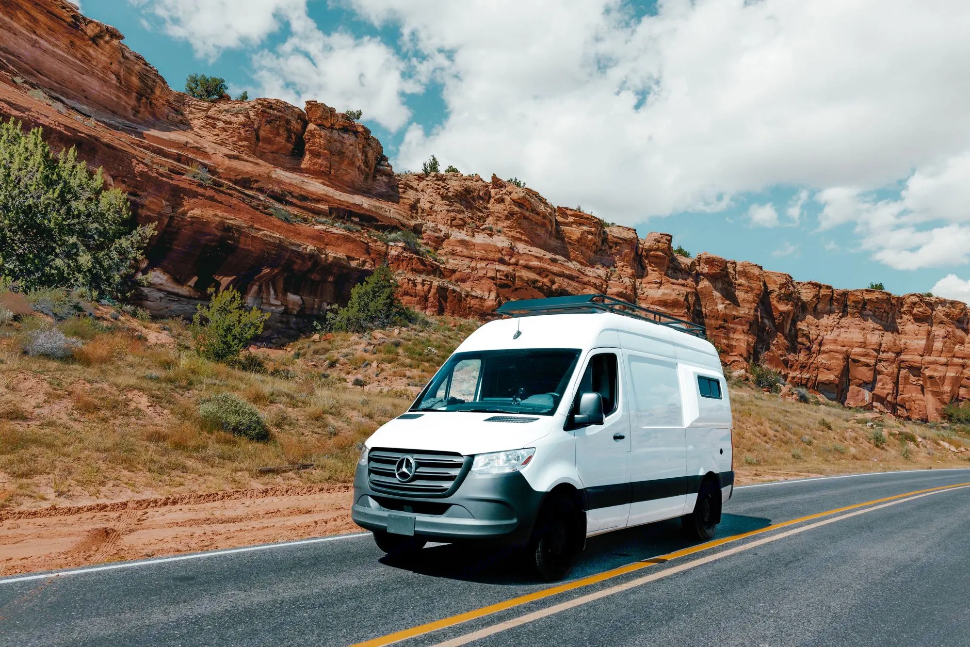 FullVanAir roaming in the wild. Mercedes-Benz Sprinter RV Motorhome Campervan 2022