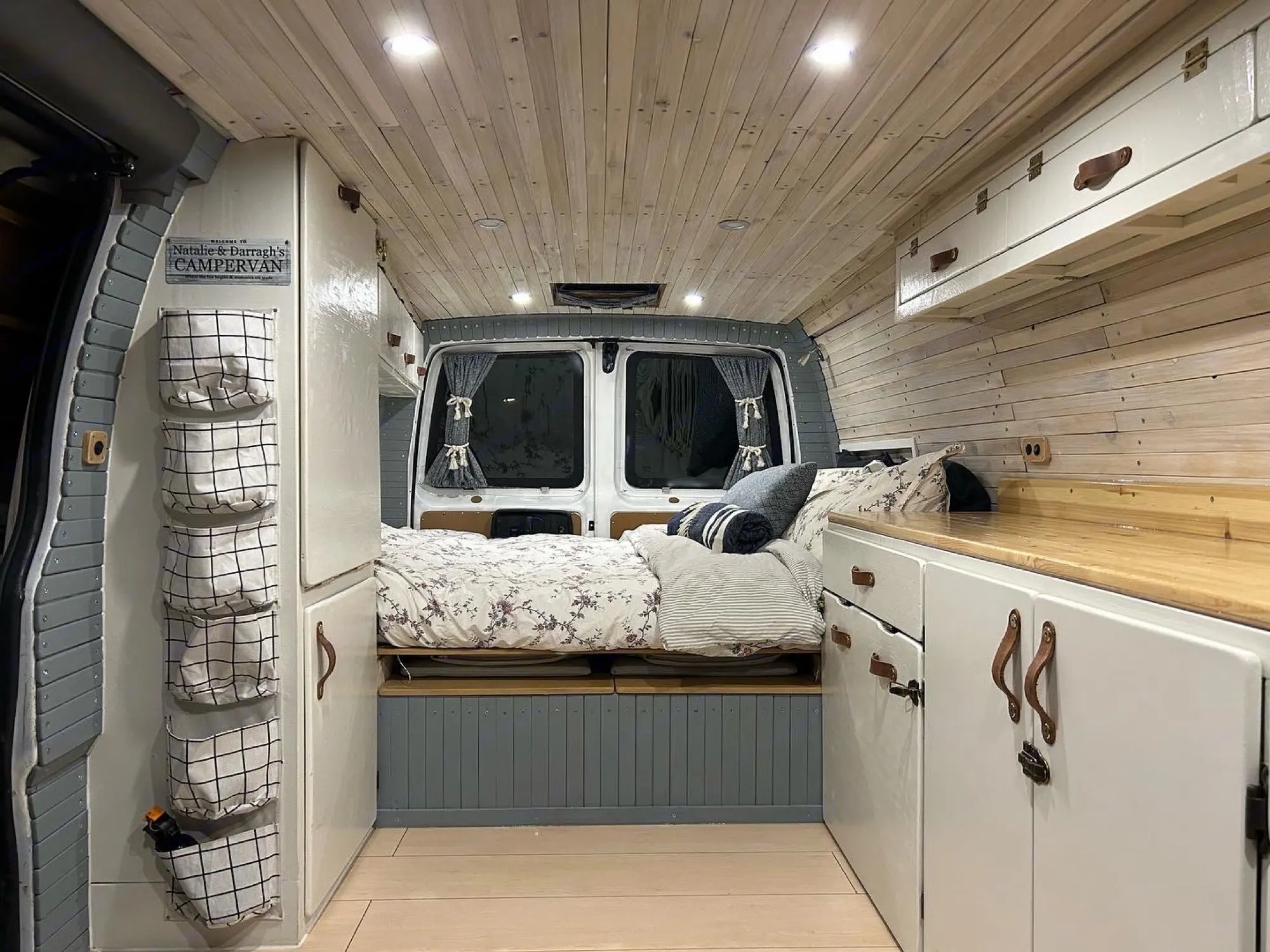 Our lovely van has a double bed and plenty of storage. There is a skylight above the bed for stargazing!. Chevrolet Express 2005