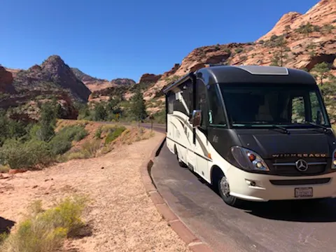 Big Bertha is ready for your next adventure. The compact size makes it perfect for all state and national parks. . Winnebago Via 2015