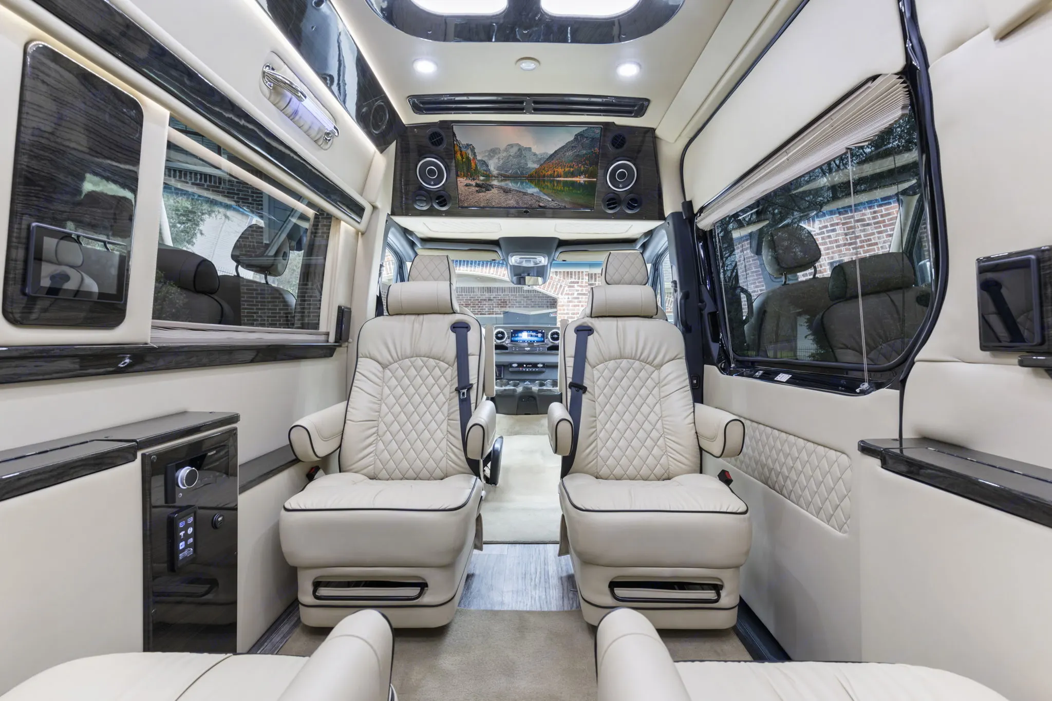 First Row of Captains Chairs. Swivel Your Chairs to Face Family and Friends. Ultimate Toys Ultimate Coach 2022