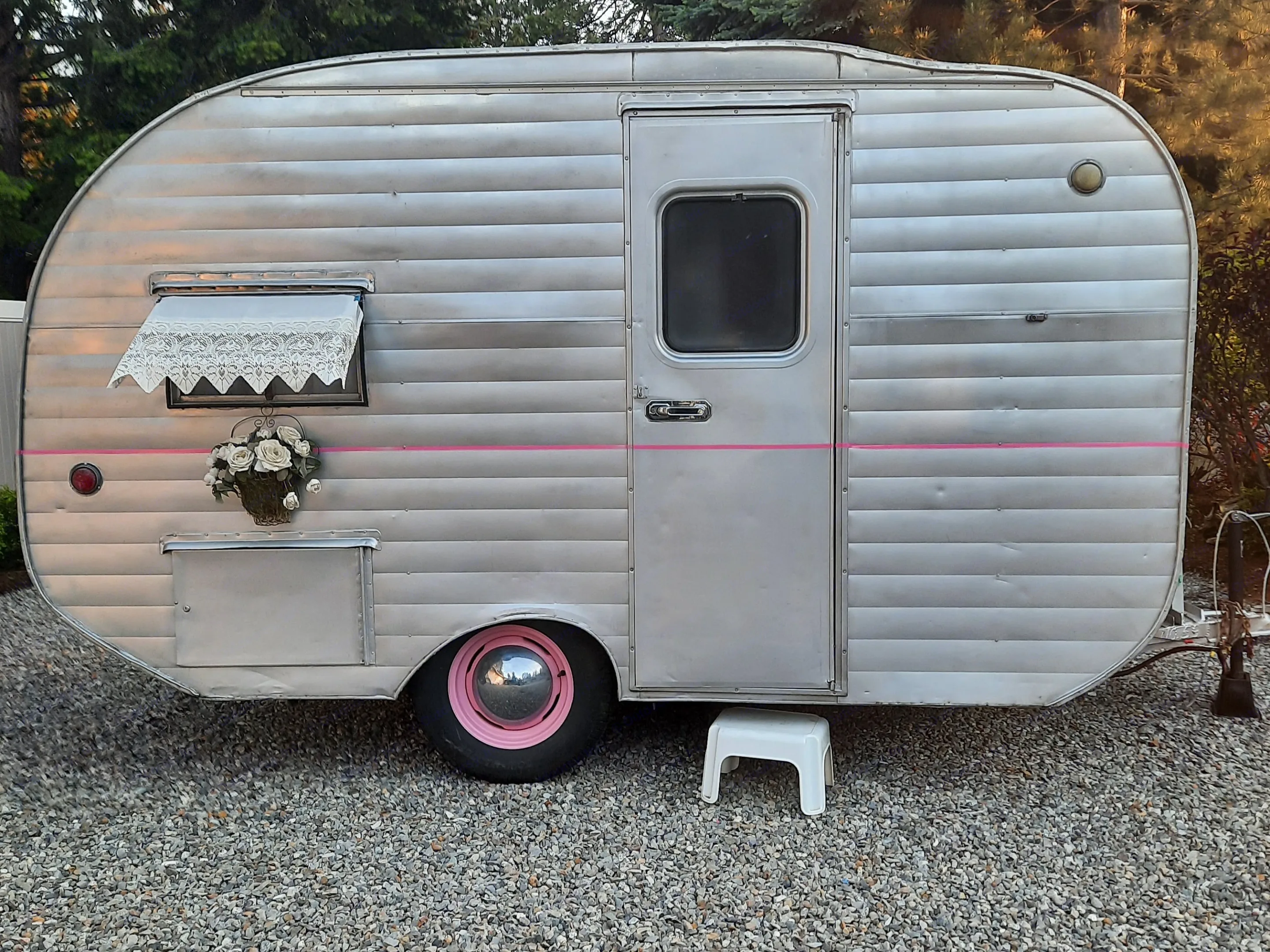 This is Little June 1957 Nomad. Nomad camp trailer 1957