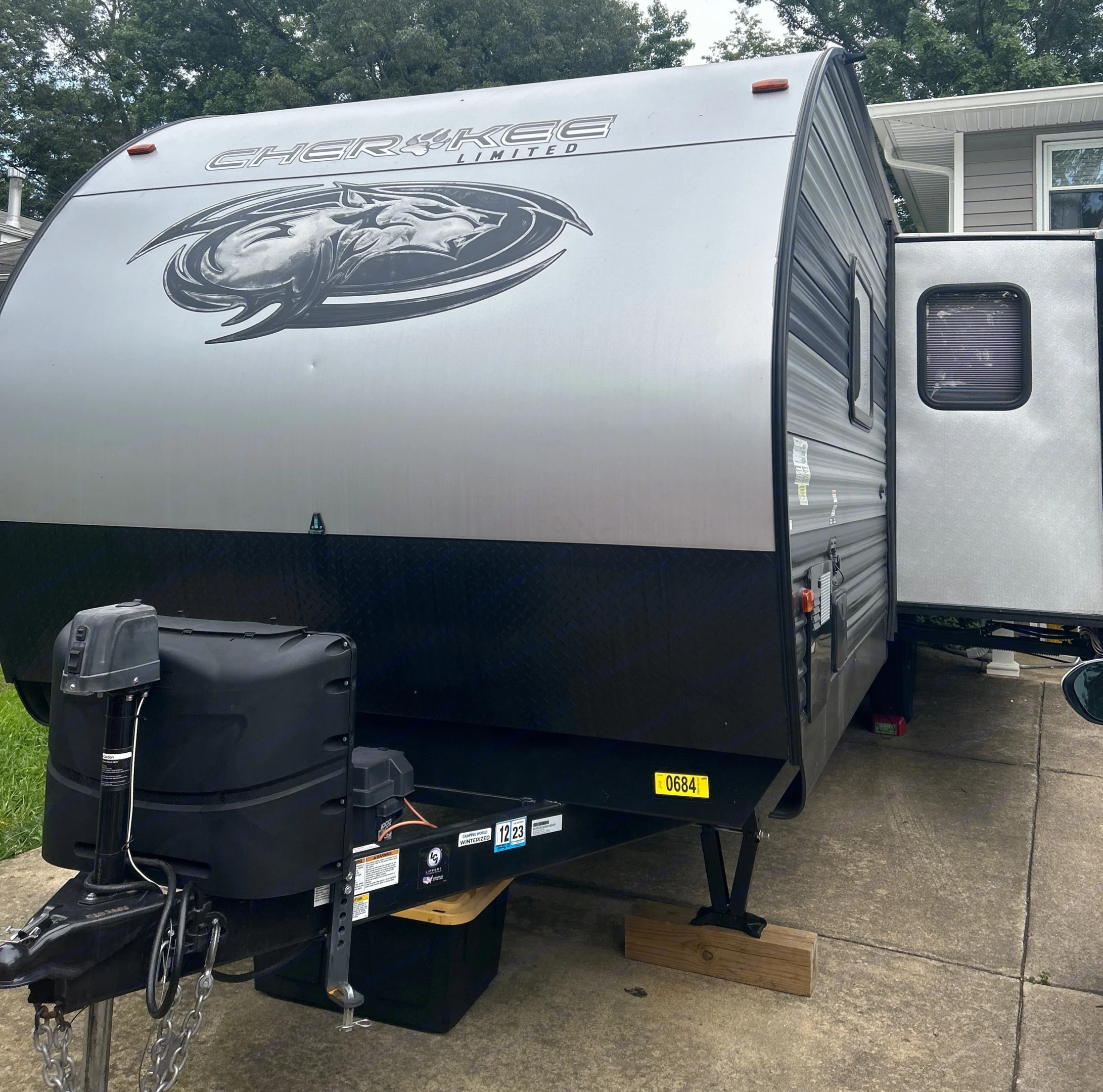 Slide out for Dinette area. . Forest River Cherokee Grey Wolf 2022