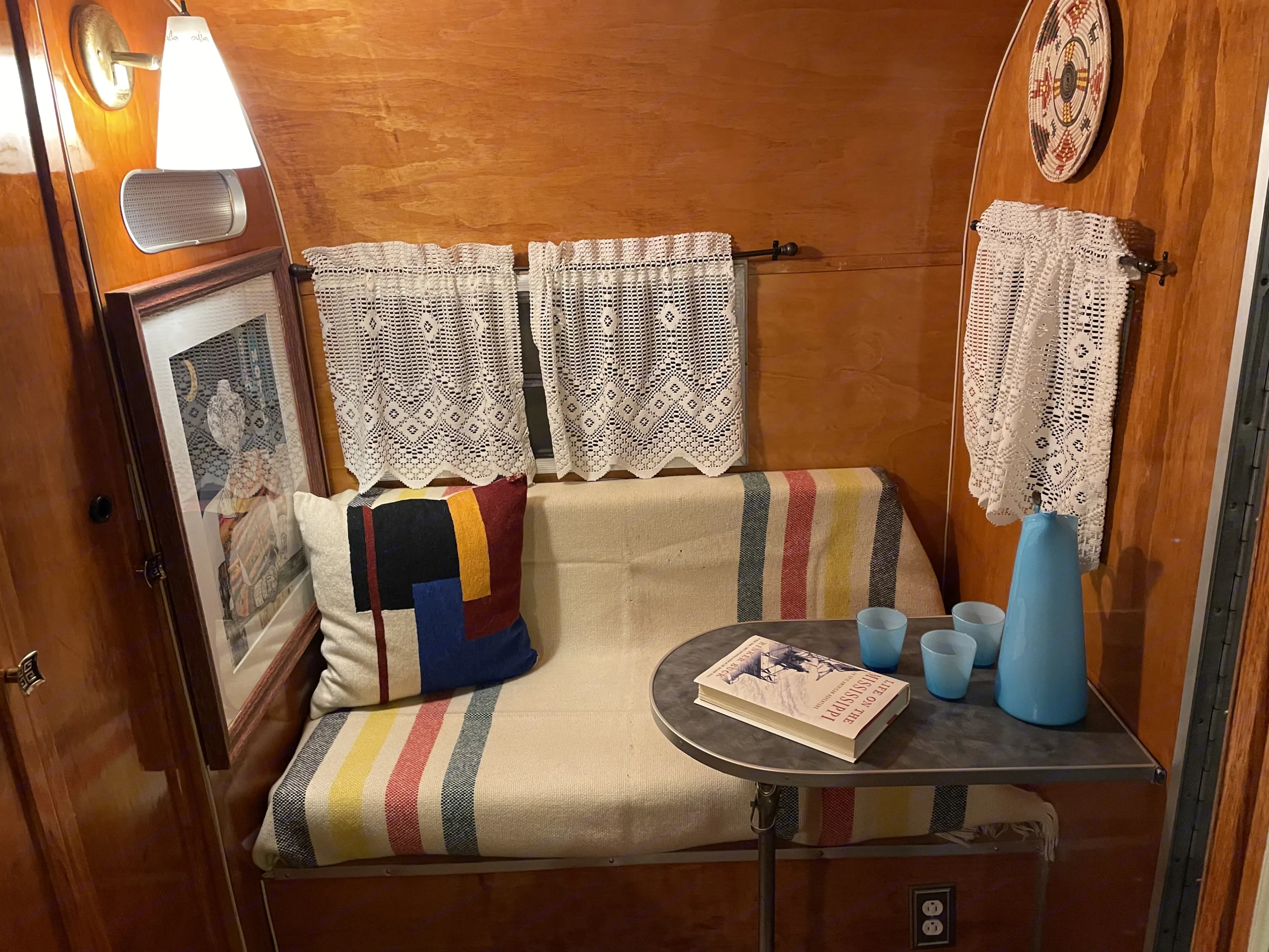 Bench seating with table that can be removed if necessary. Storage under seat is easy to access. . Play-Mor Other 1978