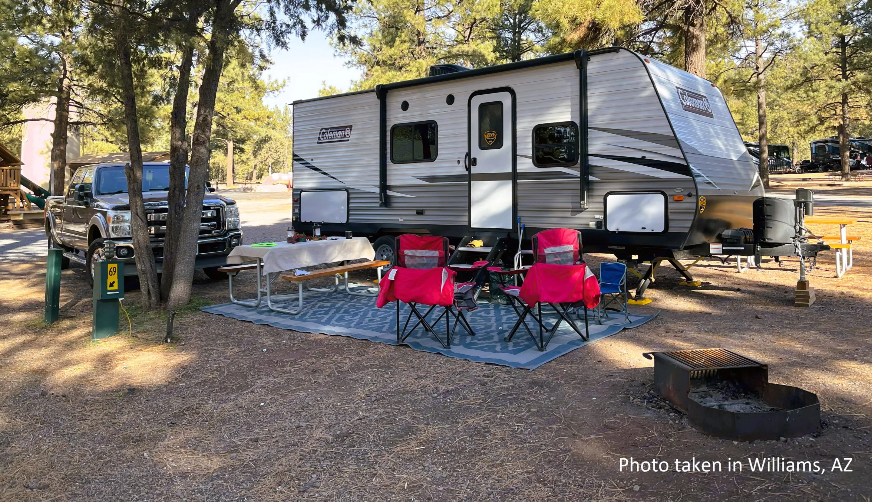 Enjoy camping in the great outdoors in places like Williams, AZ. KOA Journey Campground in Williams AZ near Grand Canyon National Park.. Dutchmen Coleman Lantern LT 2021