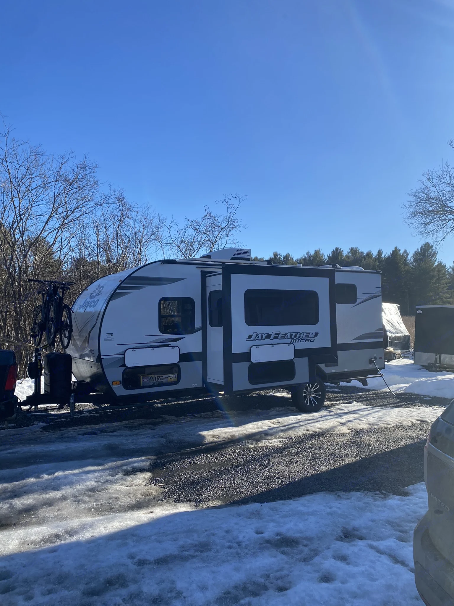 Experience outdoor adventure with this RV rental!. Jayco Jay Feather Micro 2023