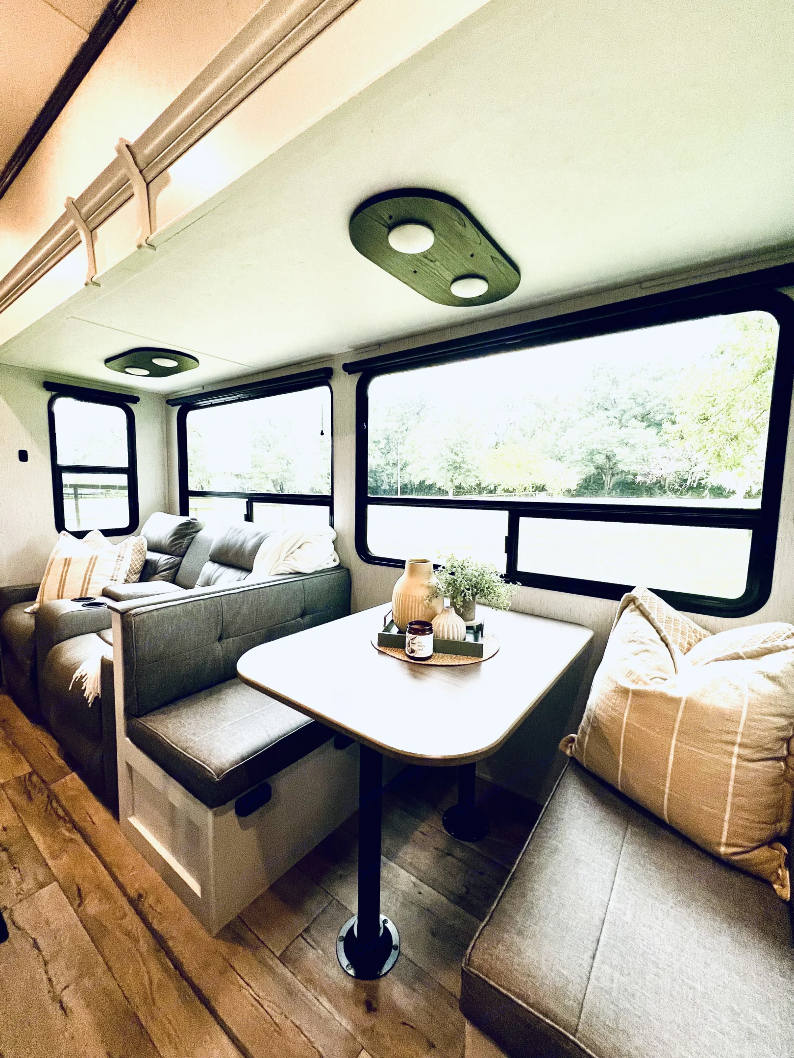 Main living space. Dinette folds into a bed, 2 recliners. Dutchmen 3603LFP 2022