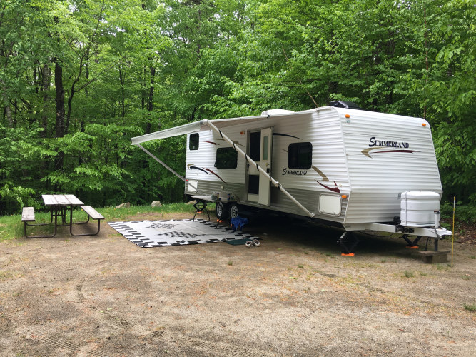 cozy camper ideal for nature exploration