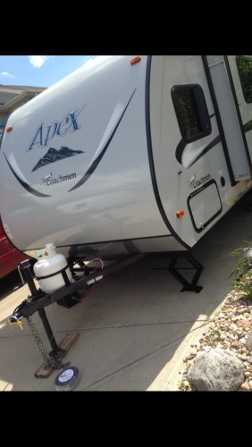 camper rentals edmonton | lightweight 2016 coachmen apex nano trailer with bike rack