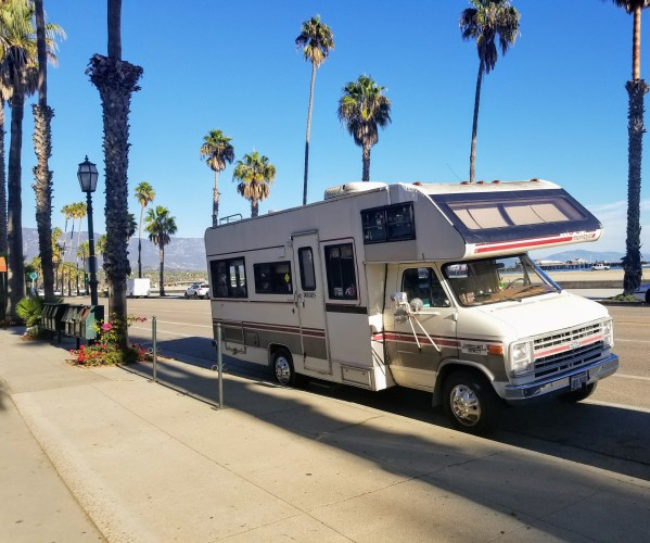 cozy, vintage camper