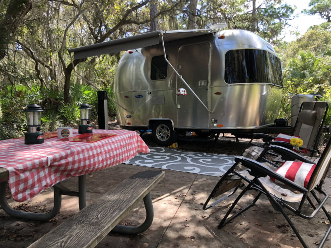 elegant 2016 airstream with camping essentials