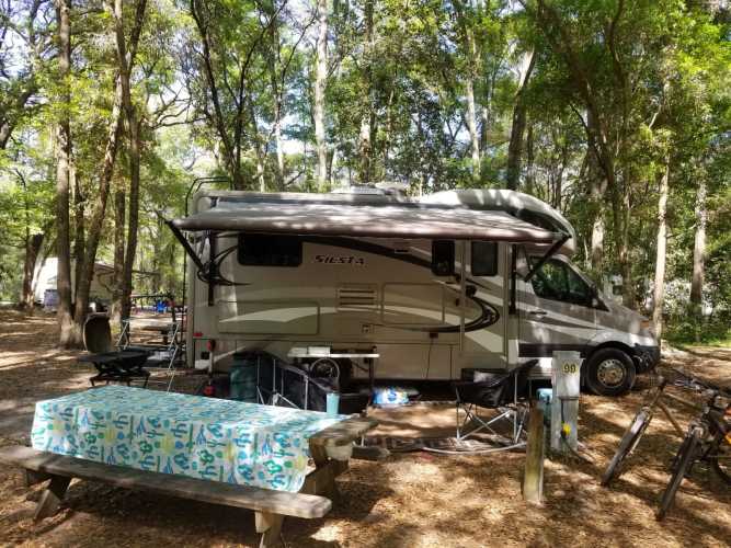 well-equipped family camper