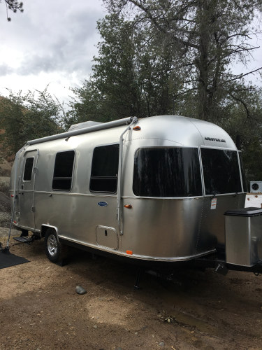 well-equipped trailer for four