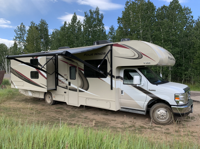 roomy coach with plenty of amenities