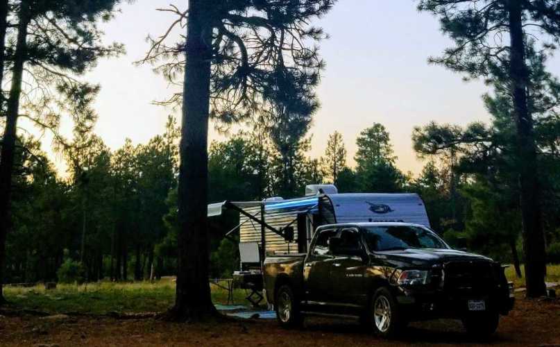 superb trailer with outdoor kitchen