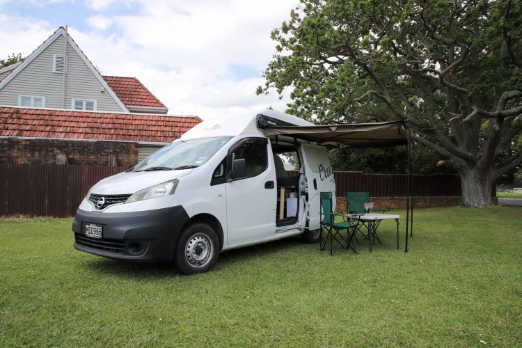 cute campervan for two in auckland