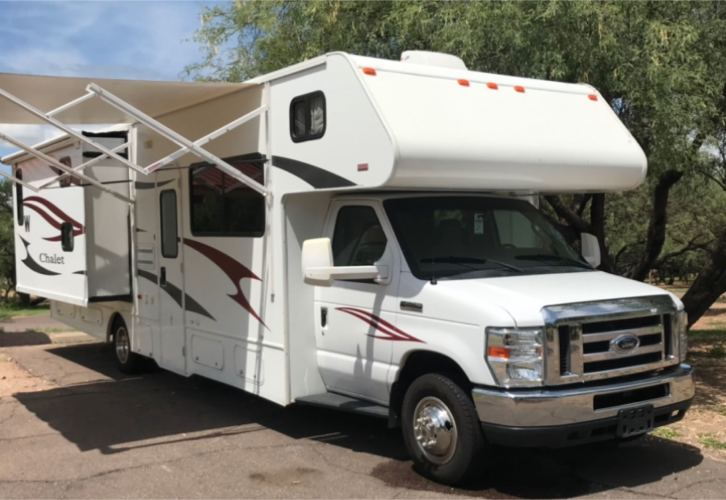 capacious chalet motorhome for 10