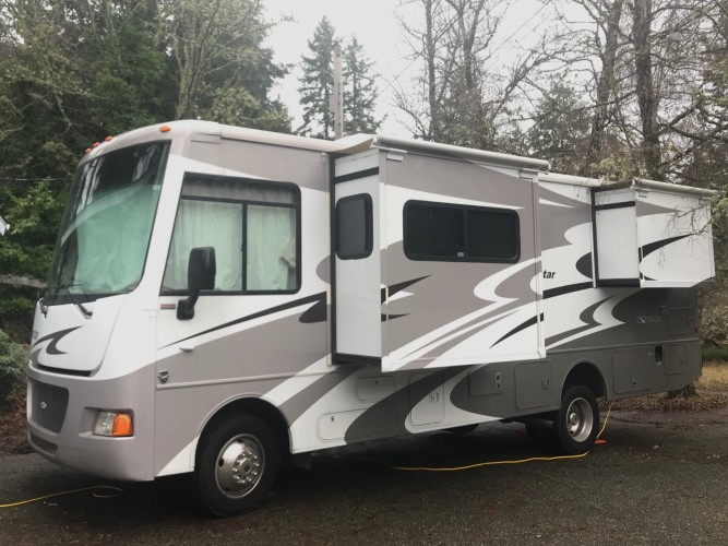sprawling home-on-wheels for the luxury traveller