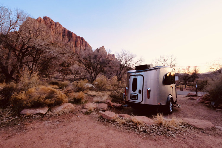 enjoy glamping in style in this camper