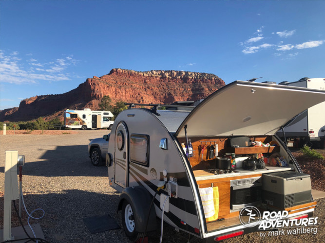 sporty-looking camper with every luxury in columbus