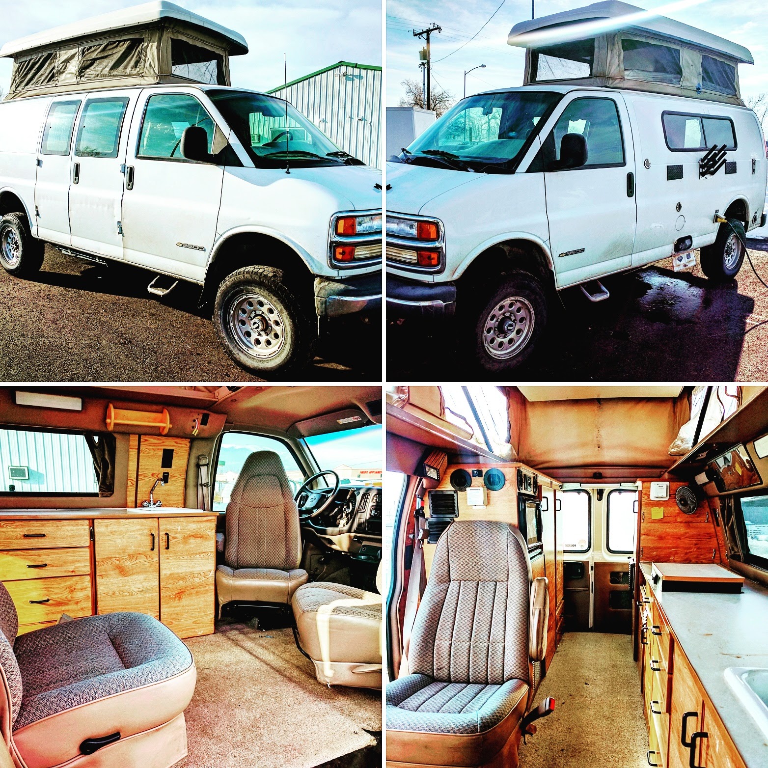 2000 Chevy Express 4x4 Sportsmobile Camper Van Rental in Missoula, MT