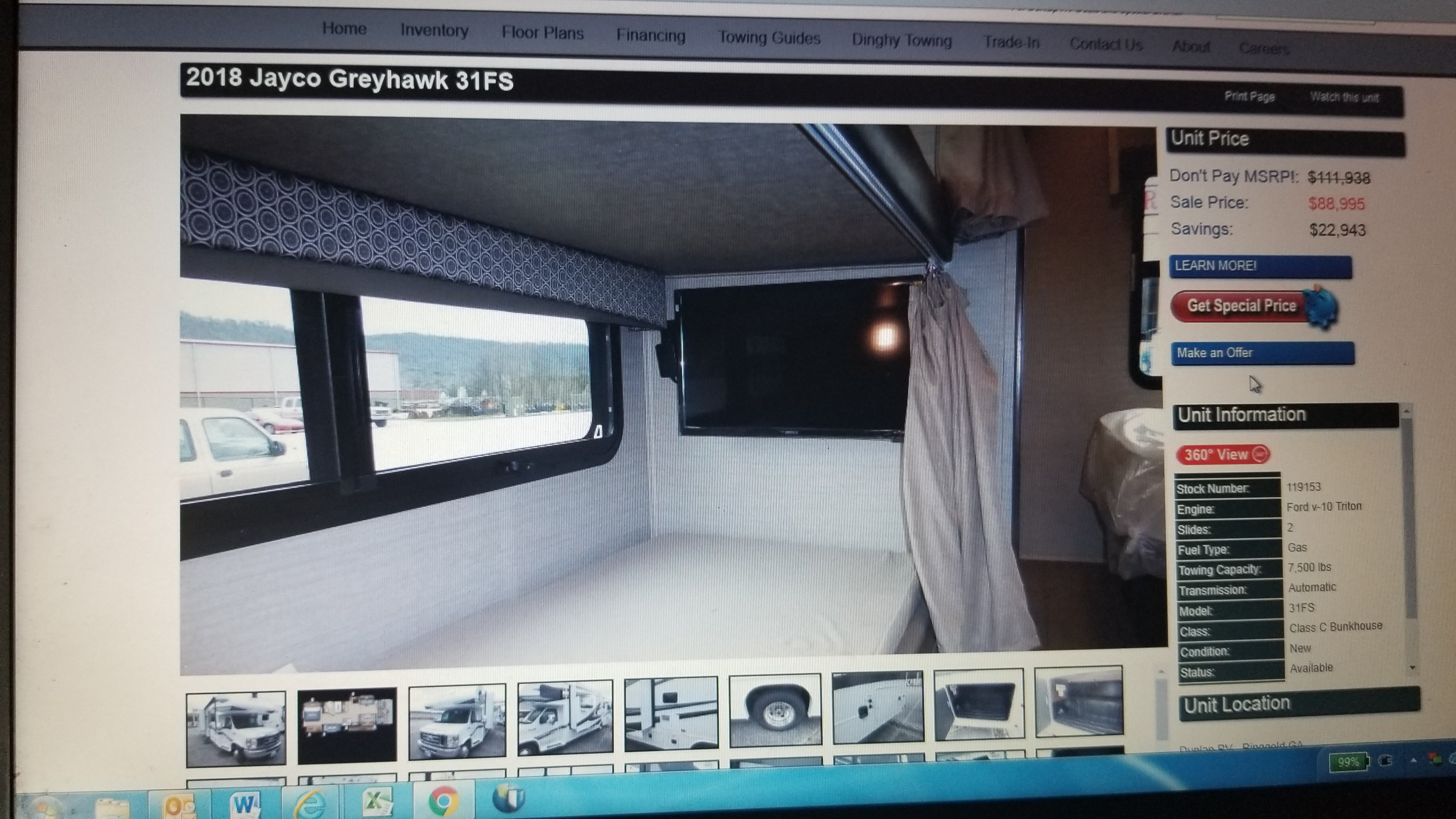 Class C RV Rental 