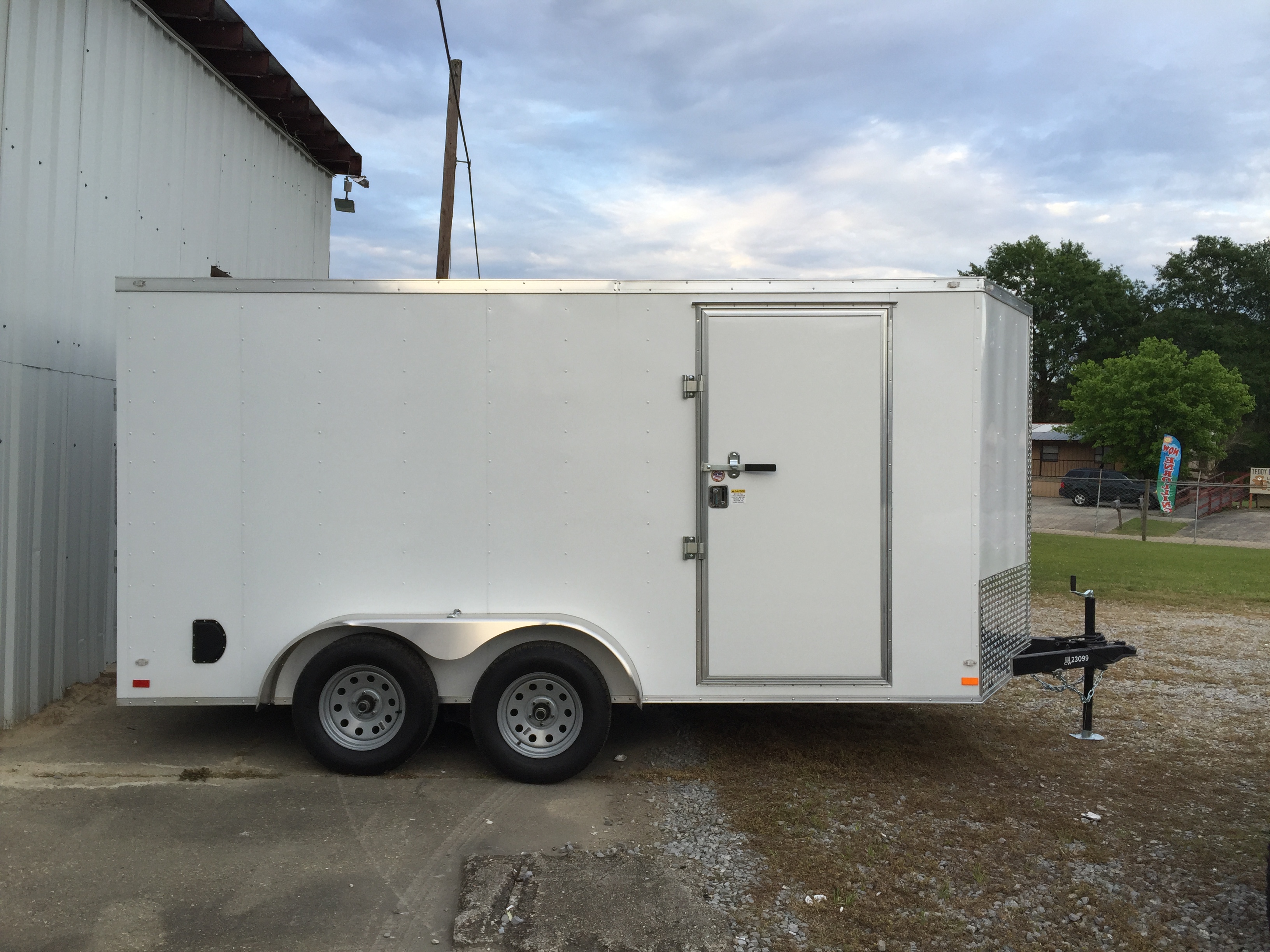2016 Covered Wagon 7'x14' Tandem Axle Enclosed Trailer Utility Trailer