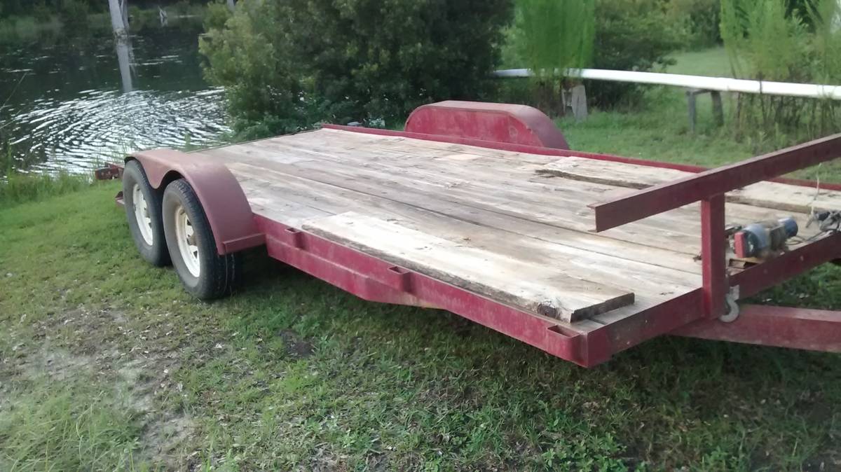 2007 Black Brothers Equipment Sales Car Hauler Utility Trailer Rental