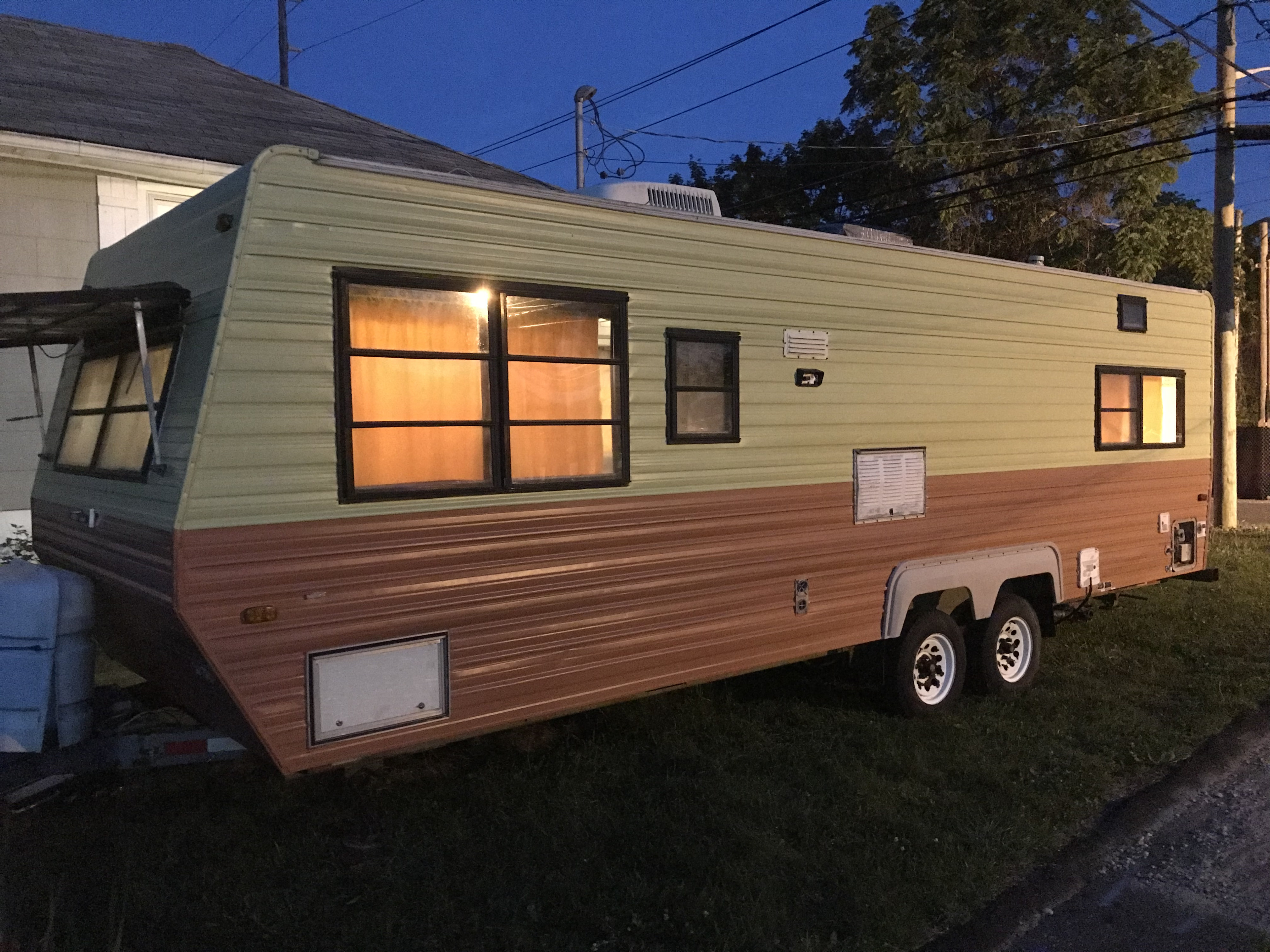 vintage skyline nomad travel trailer