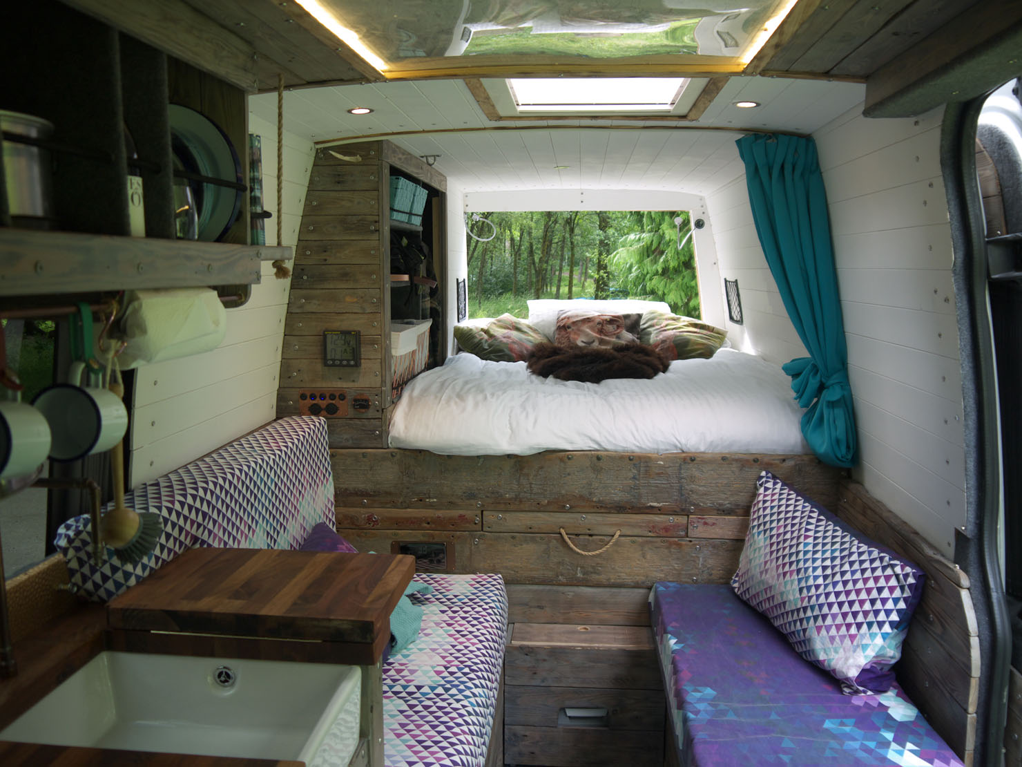 Eric campervan for hire, Ayrshire Quirky Campers