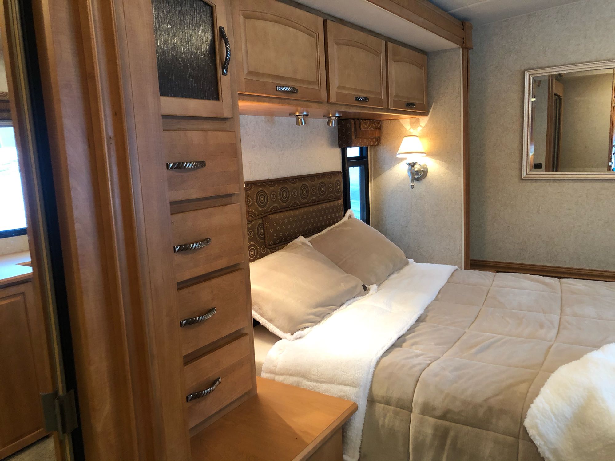 Master bedroom features a queen bed. Winnebago Other 2007