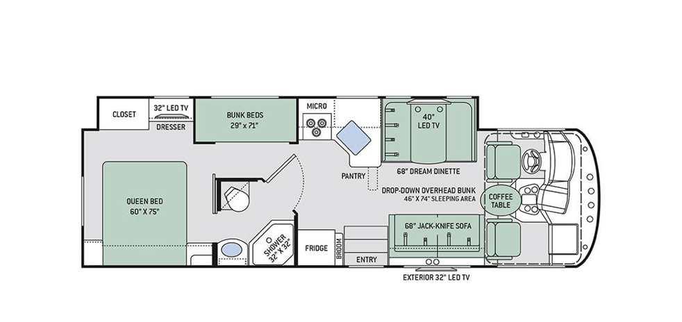 Thor Ace 29 3 Floor Plan | Floor Roma