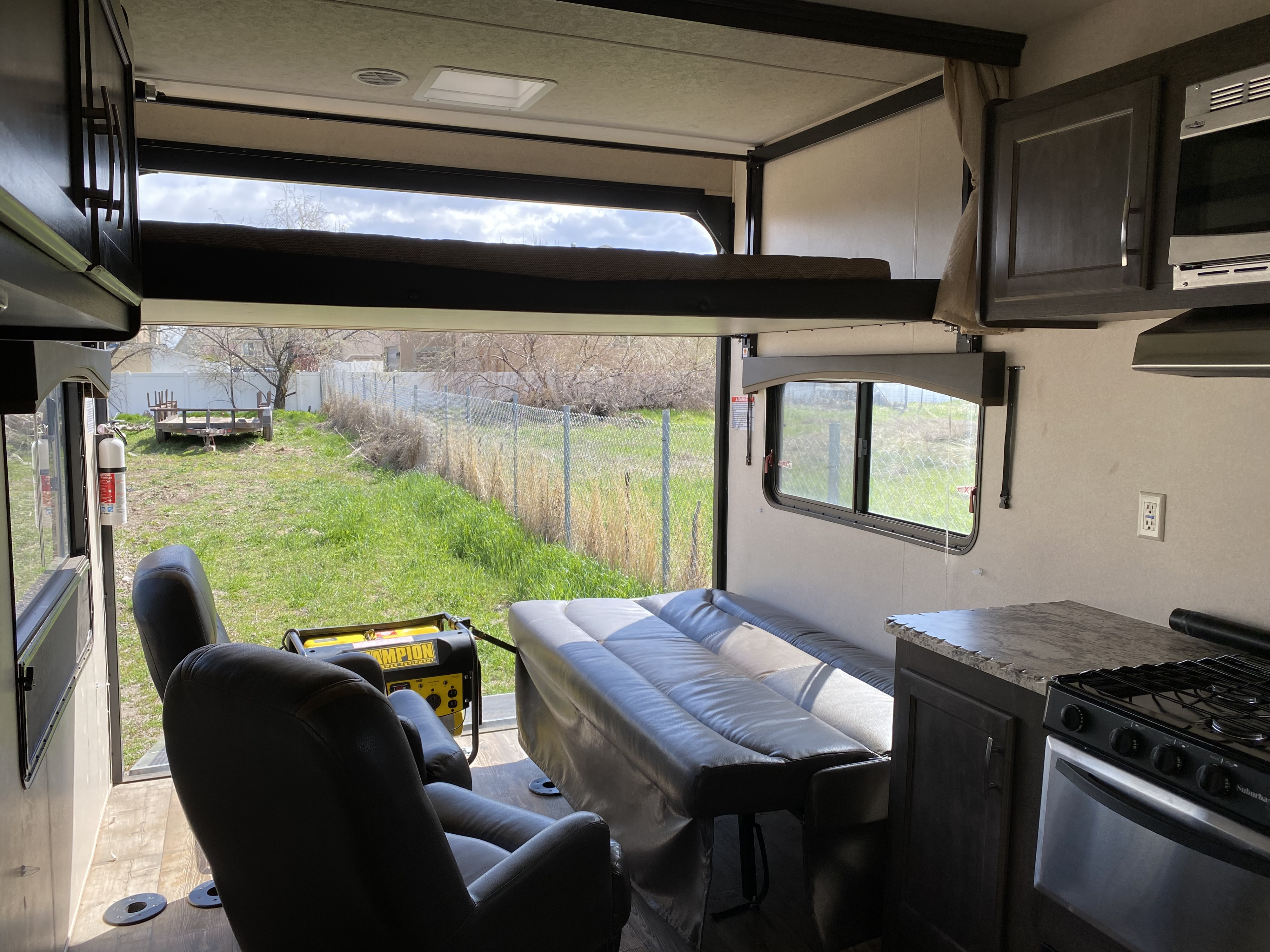 Toy hauler RV Rental 