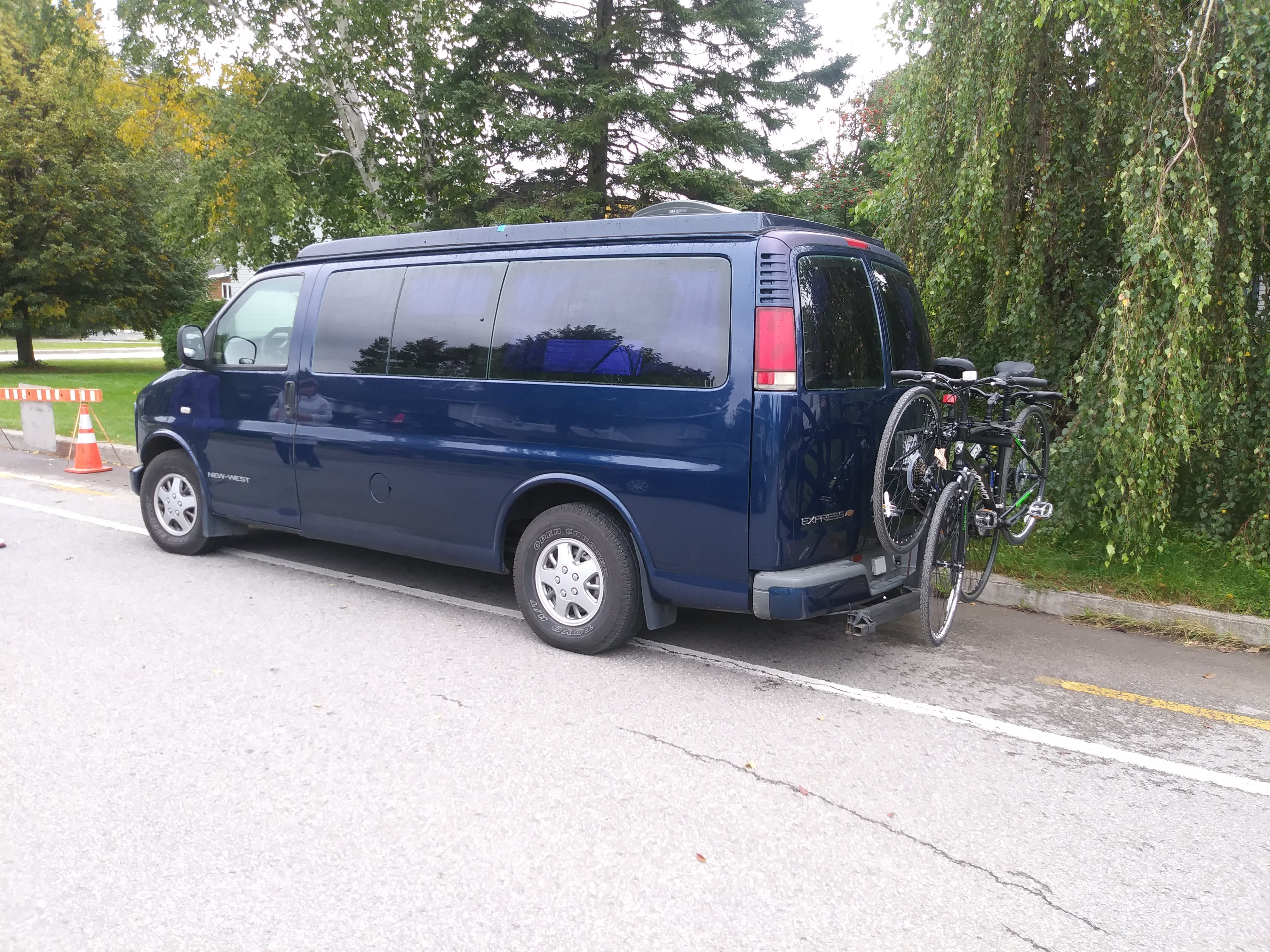 new west camper vans quebec