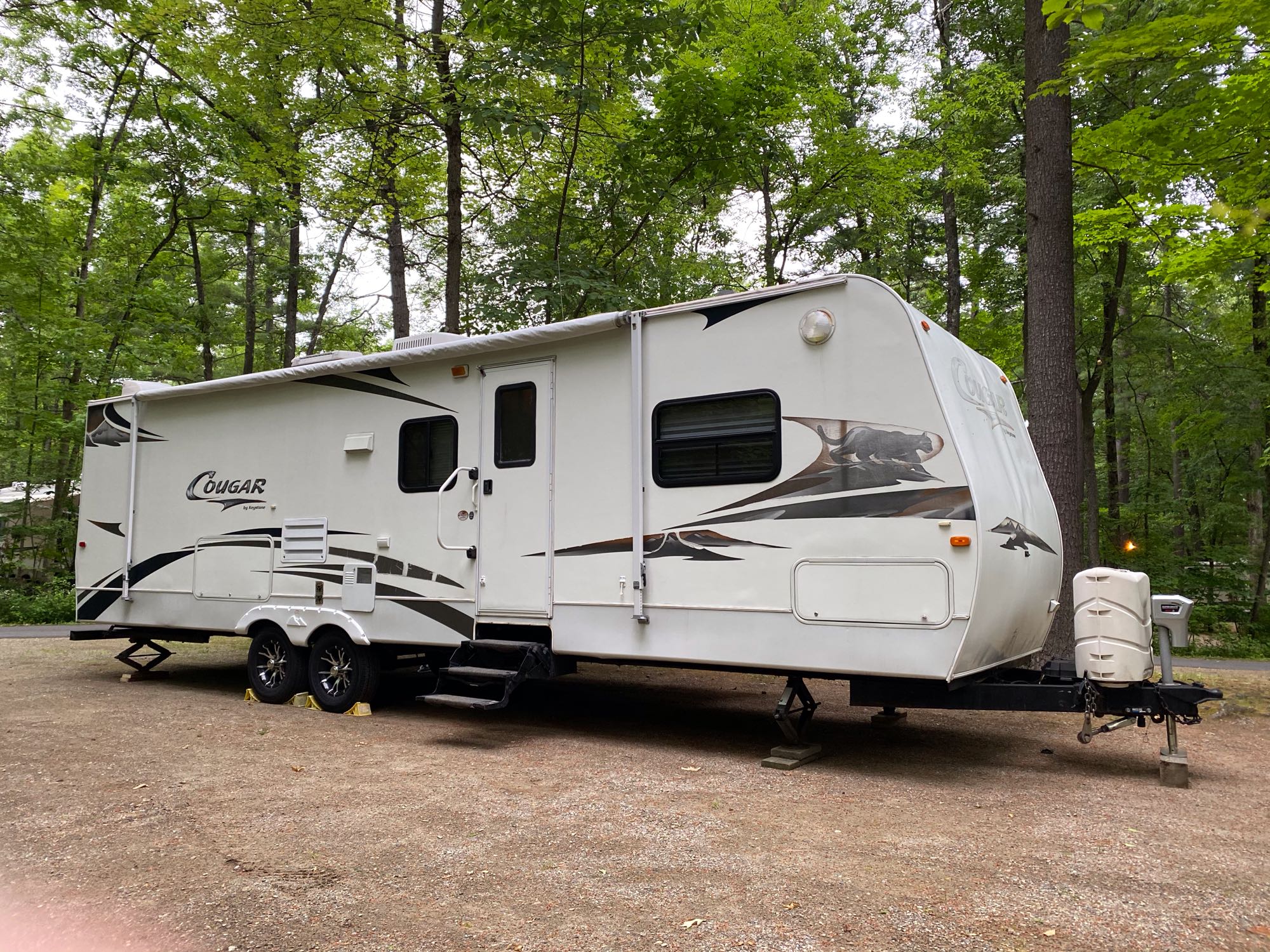 keystone cougar bunkhouse travel trailer