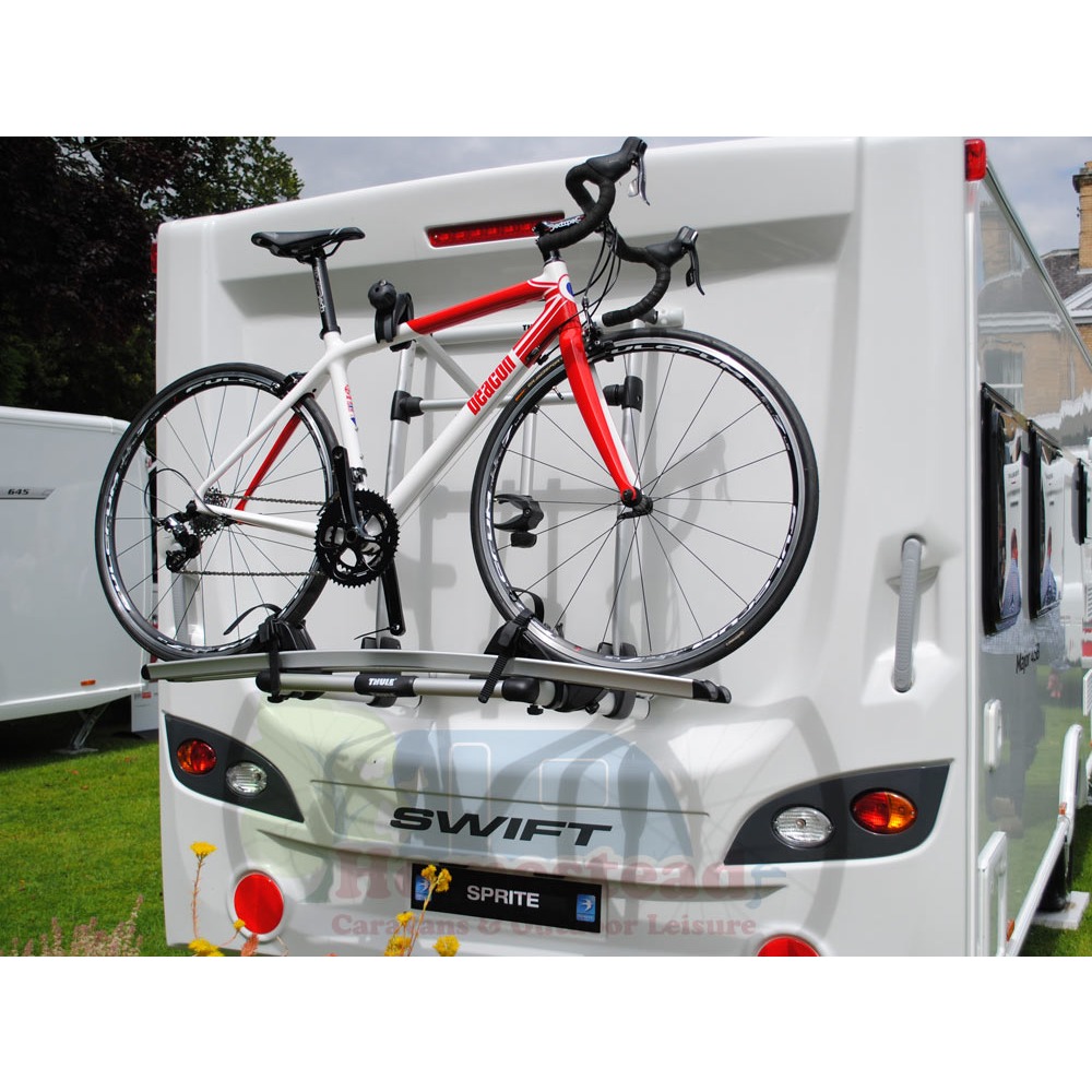 thule bike rack for swift caravan