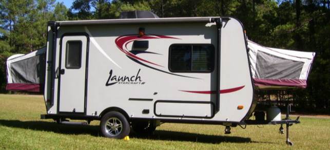 Ready for adventure! This Starcraft Launch RV rental with pop-out beds is perfect for your next camping trip.. Starcraft Launch 2017
