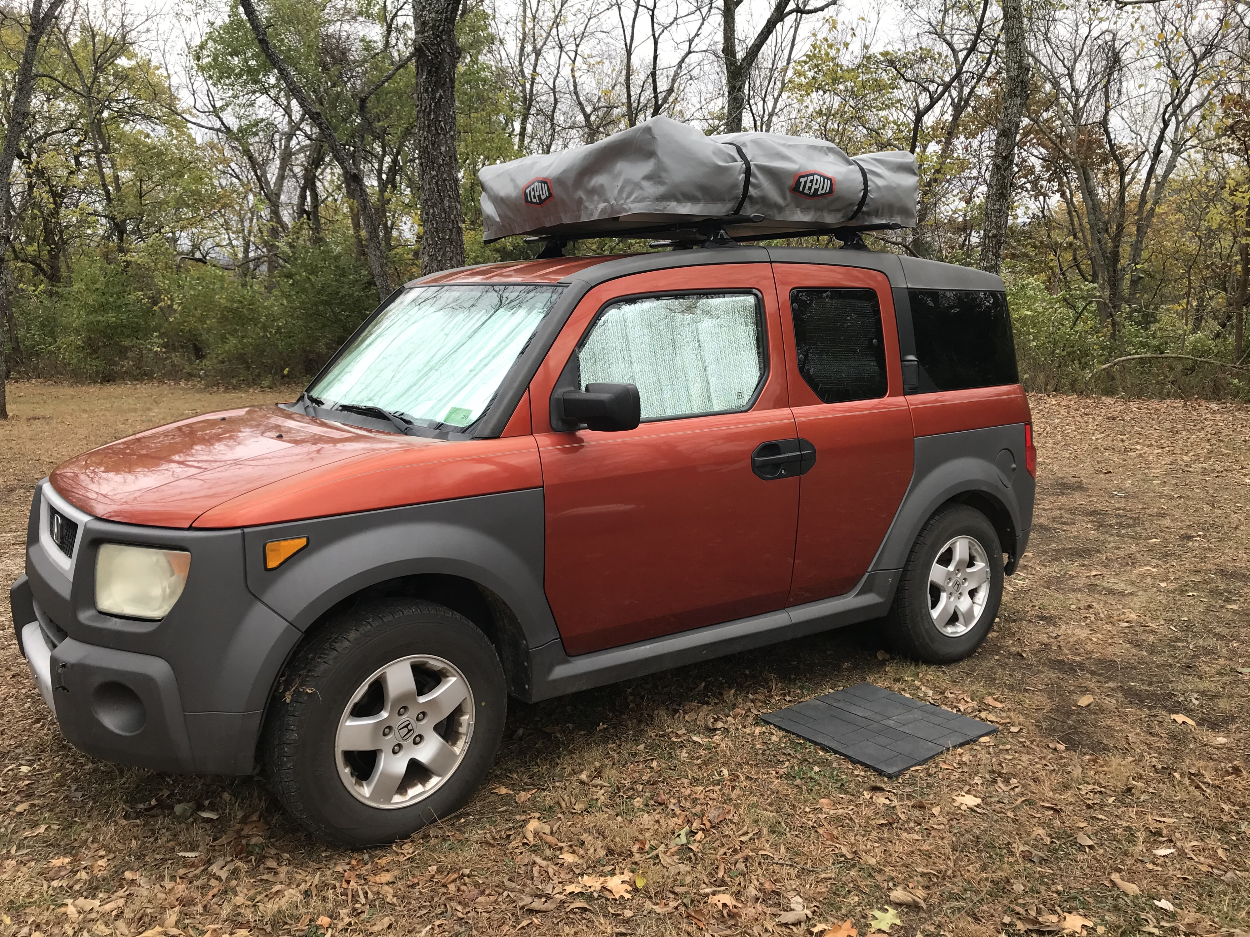 honda element camping package