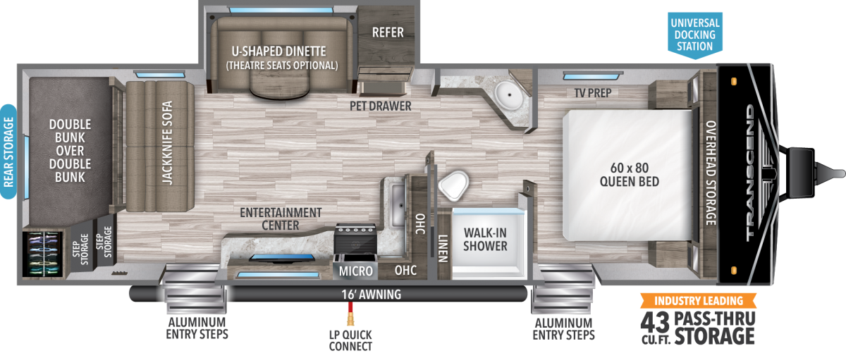 Travel trailer RV Rental 