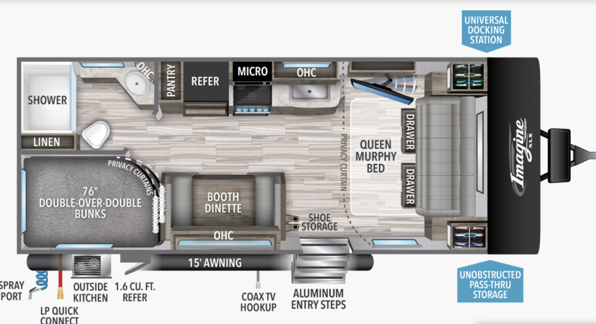 Travel trailer RV Rental 