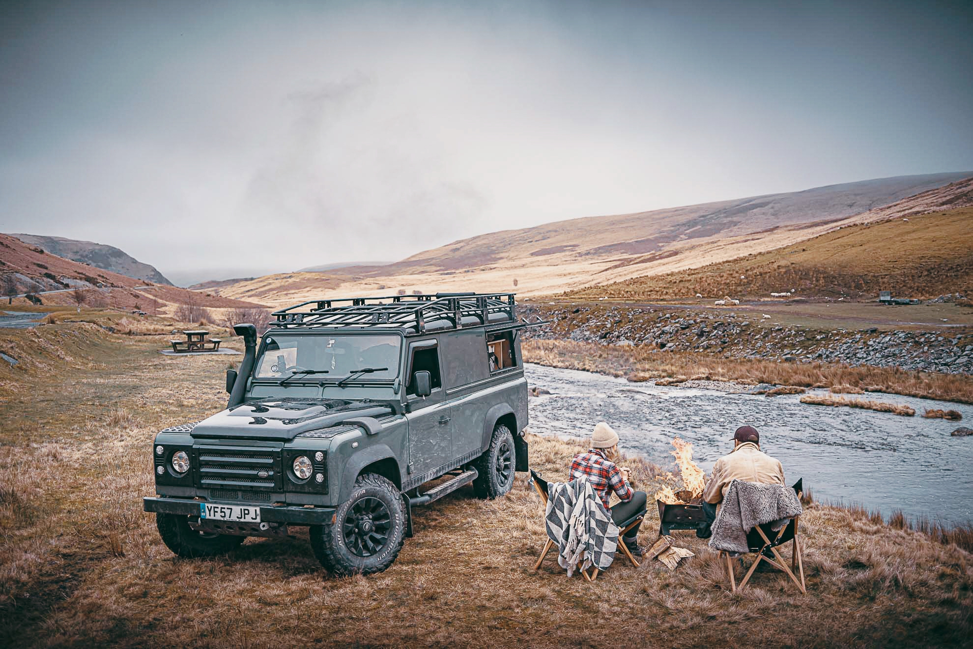 Lara the Scandi Landy campervan for hire, Bicester Quirky Campers