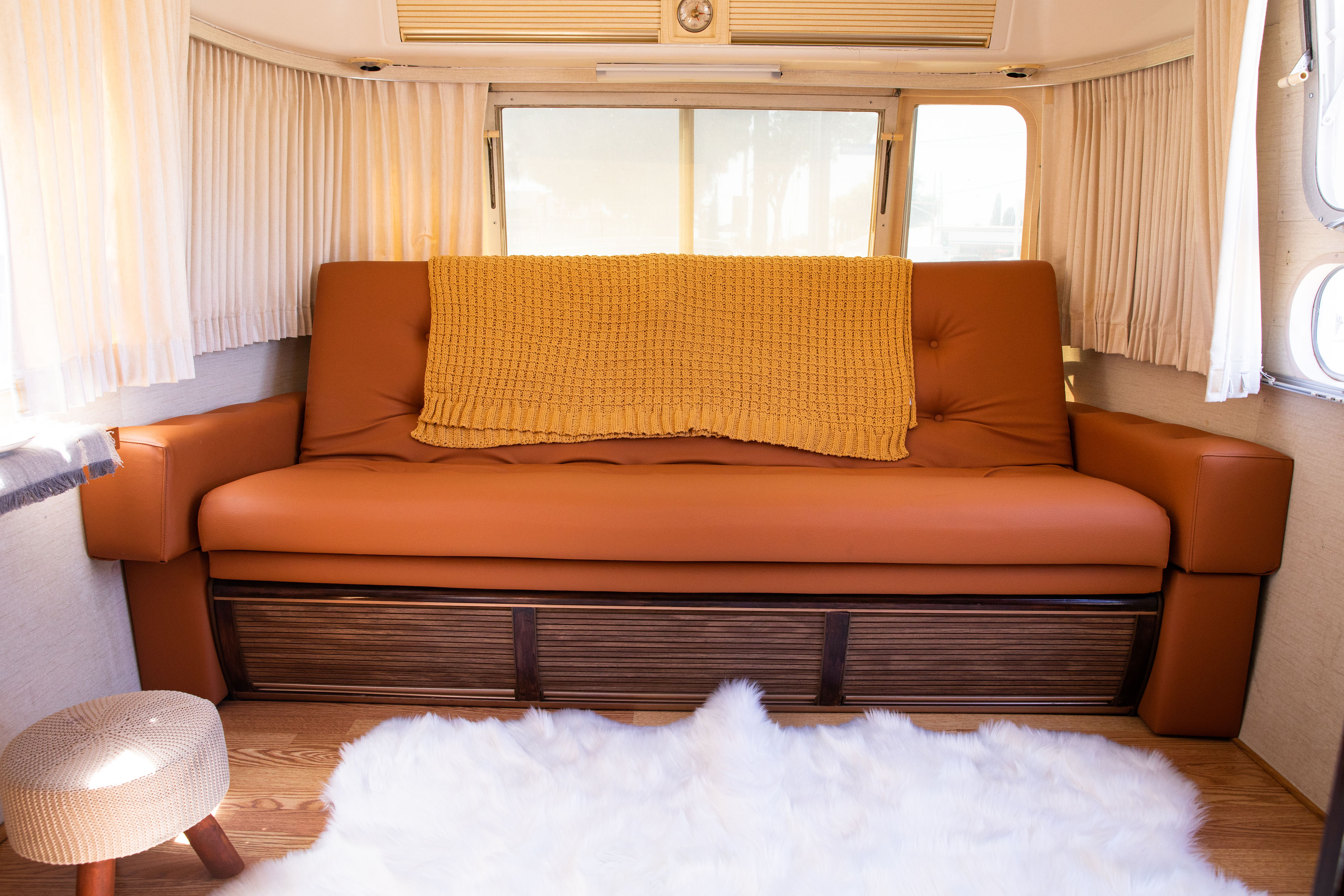 Bed # 1. Airstream International 1976