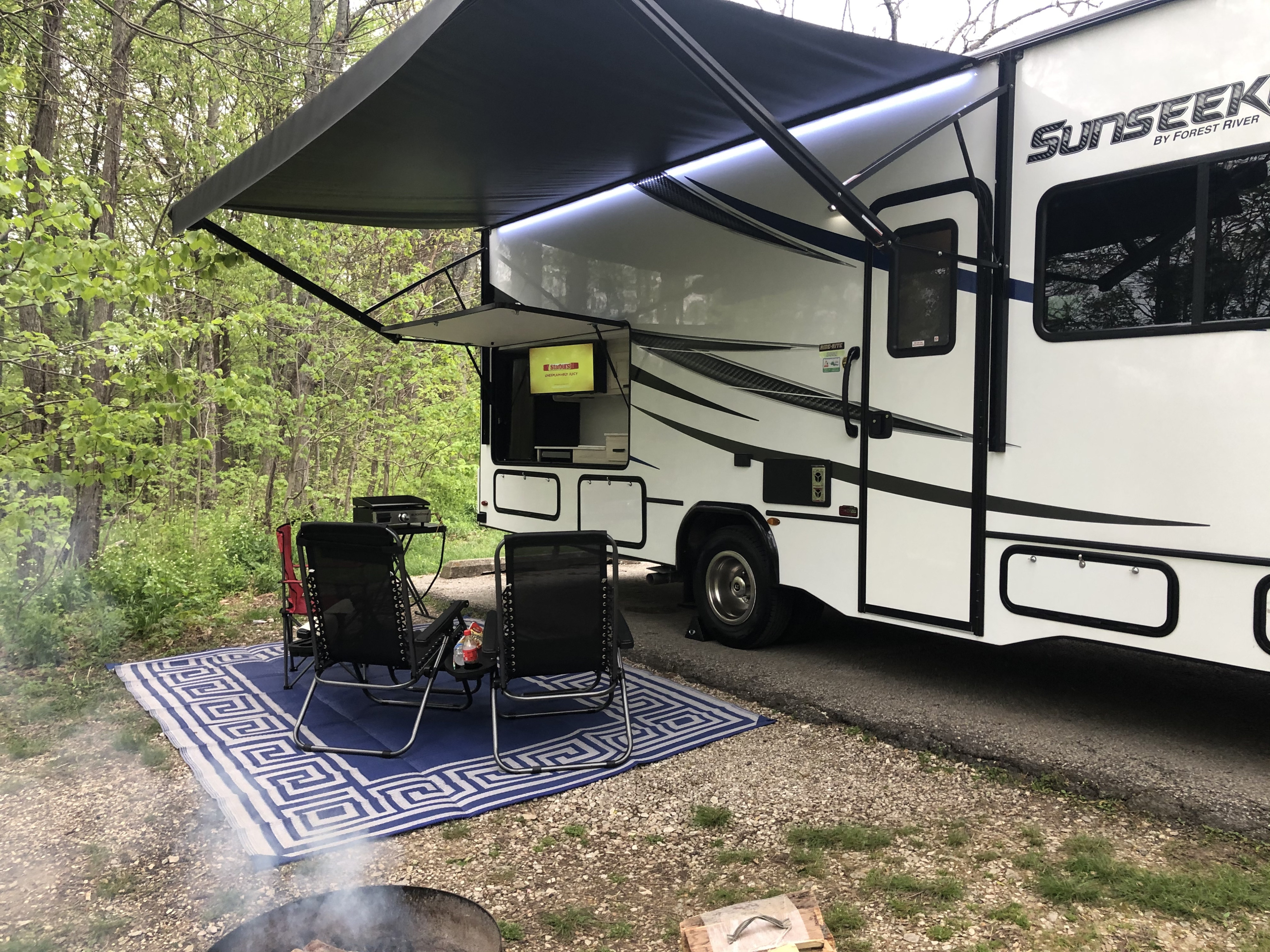 2021 Forest River Sunseeker with OUTDOOR KITCHEN and TV. "THE WANDERER"